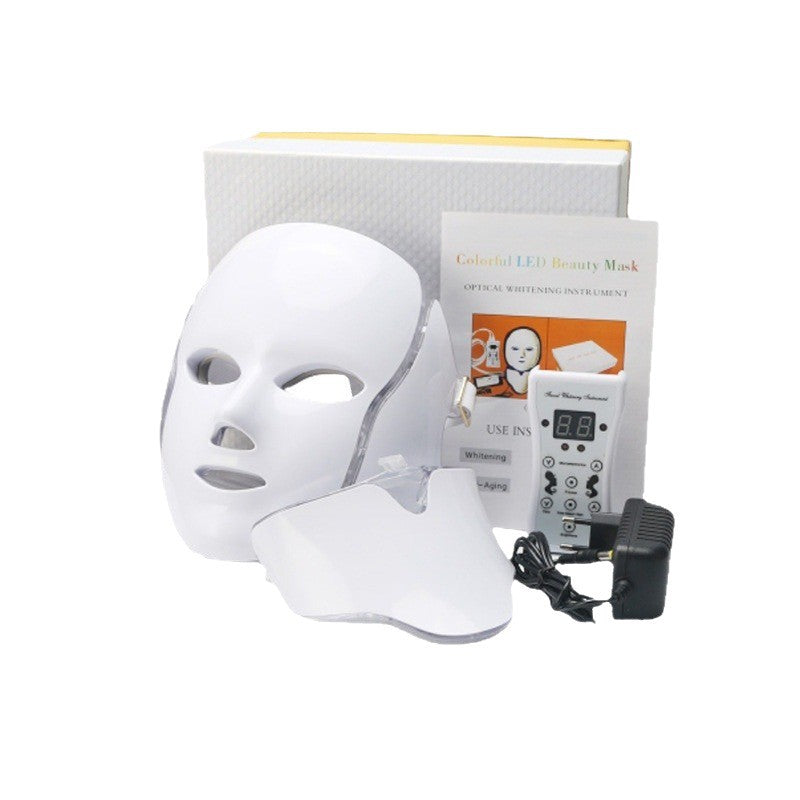 NeoTelle 7-color LED face and neck therapy mask
